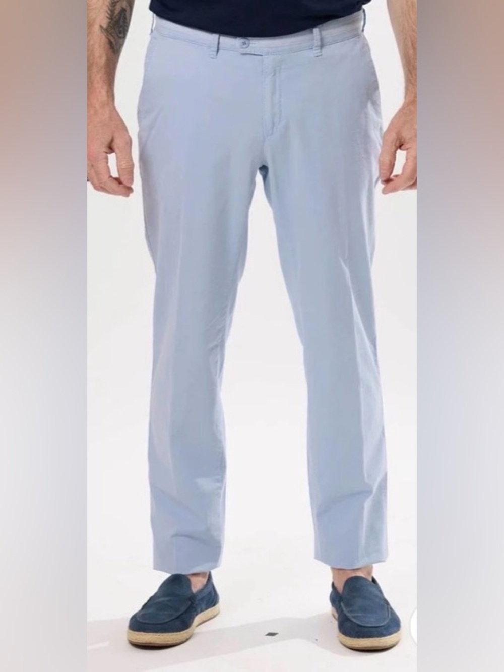 Brax Chino Men’s Casual Stretchy Pants Lite Blue NWT!! Size 44”/34”